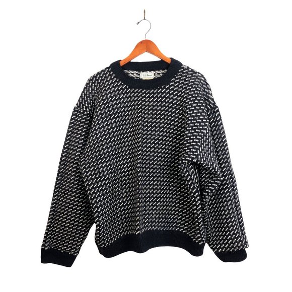 L.L. Bean Other - L.L. Bean Men's Wool Heritage Norwegian Crewneck Sweater